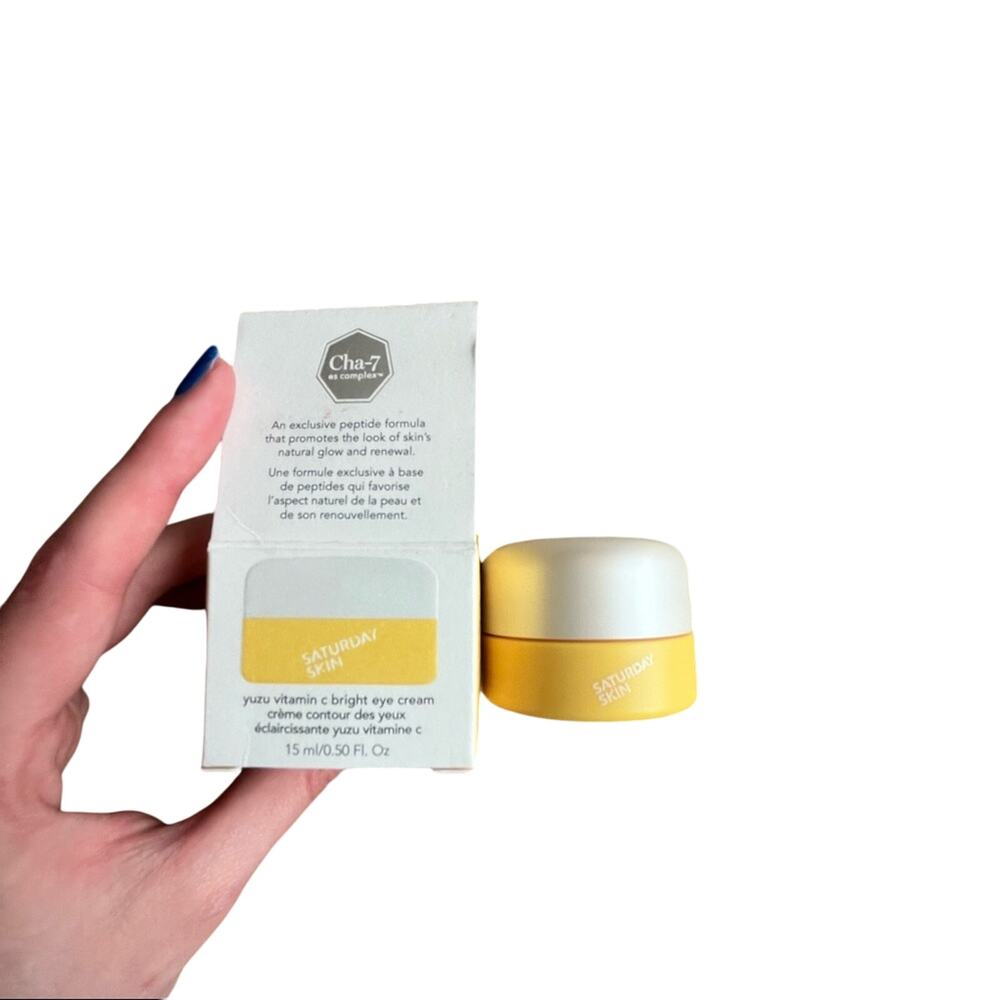 NEW! Saturday Skin Yuzu Vitamin C Bright Eye Serum